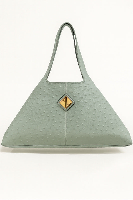 Sando Tote (Seafoam Ostrich)