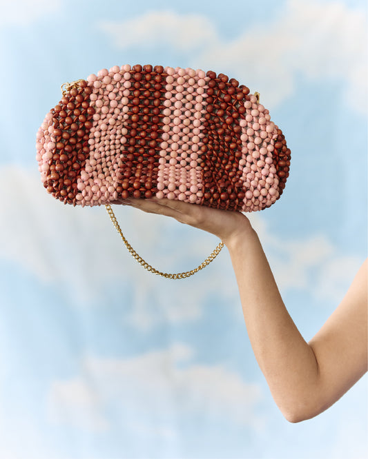 Half Moon Stripes (Blush/Tan)