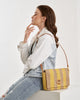 Alex Shoulder Bag in Yellow Stripes