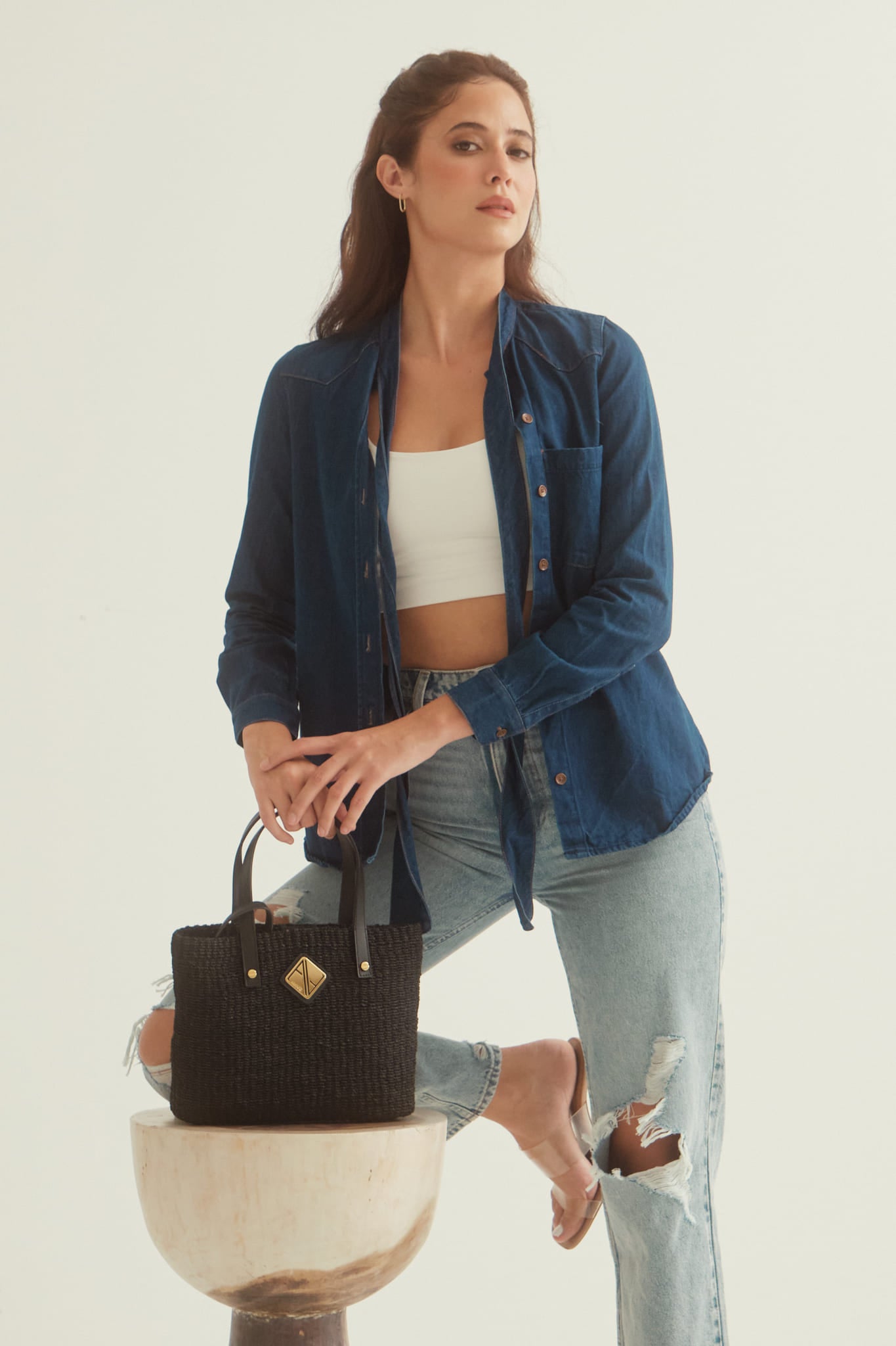 Celine Mini in Solid Black