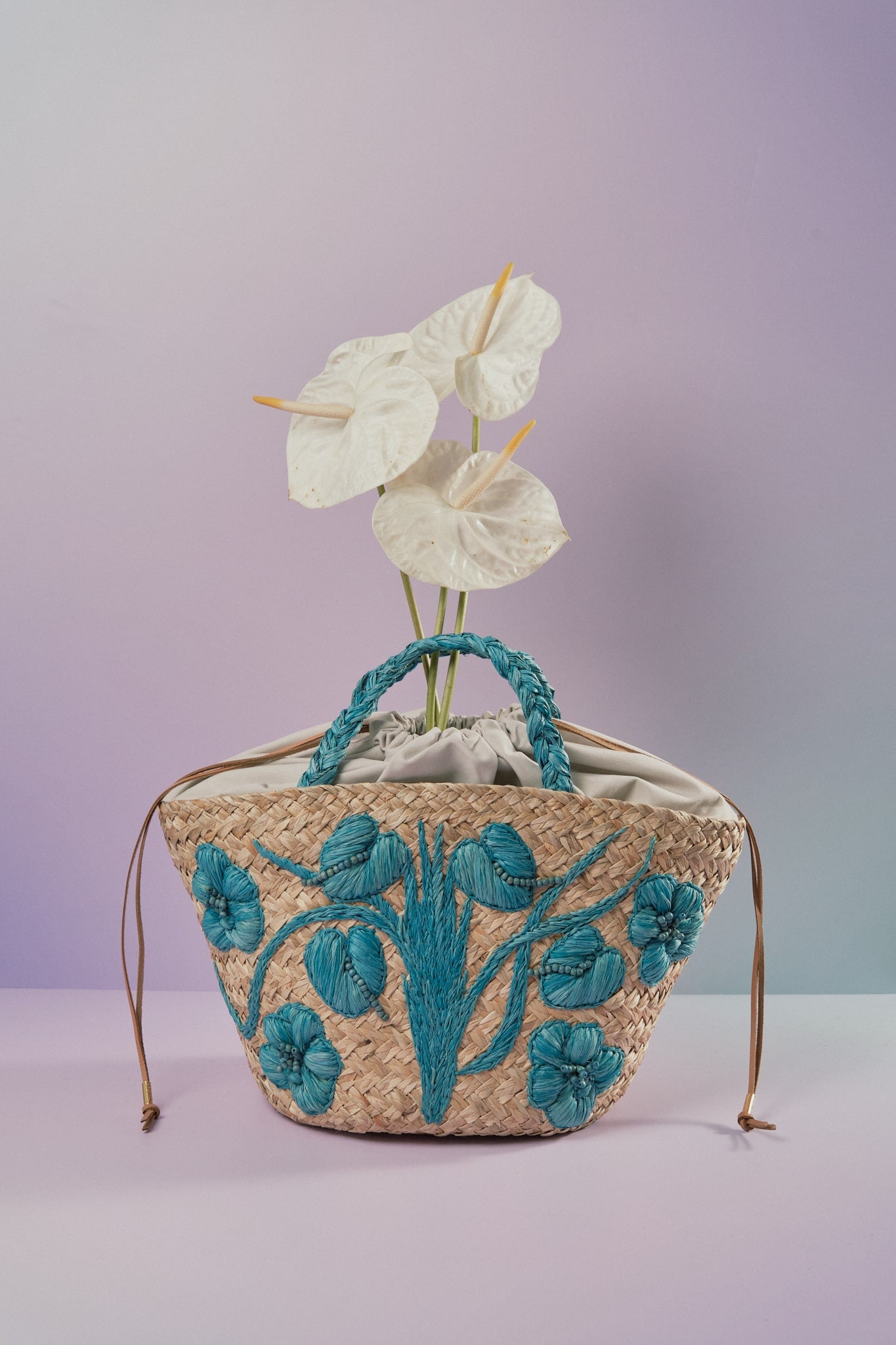 Anthurium Basket (Blue)