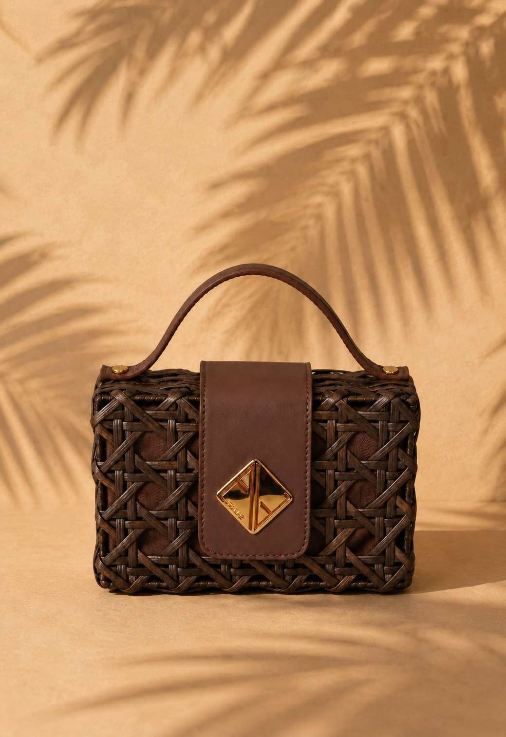 Charlie Slim Mini Handbag (Brown)
