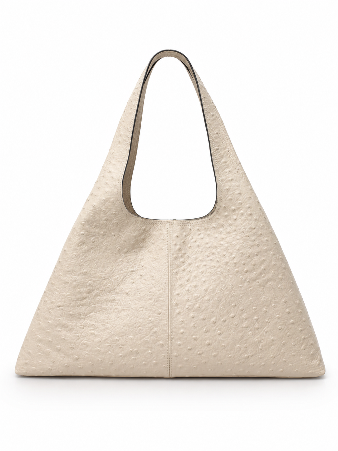 Sando Tote (Cream Ostrich)