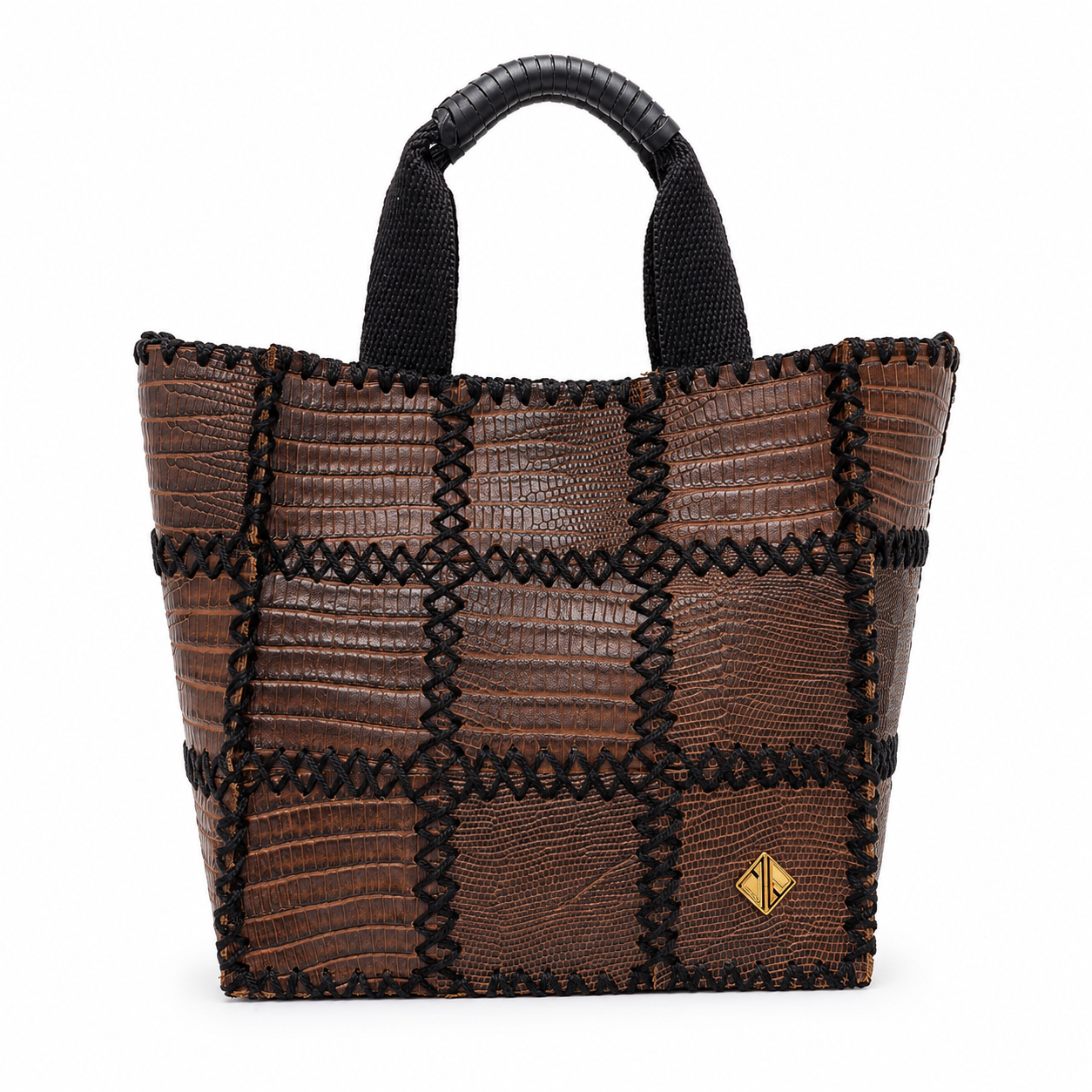 Patchwork Mini (Brown Lizard Pattern)