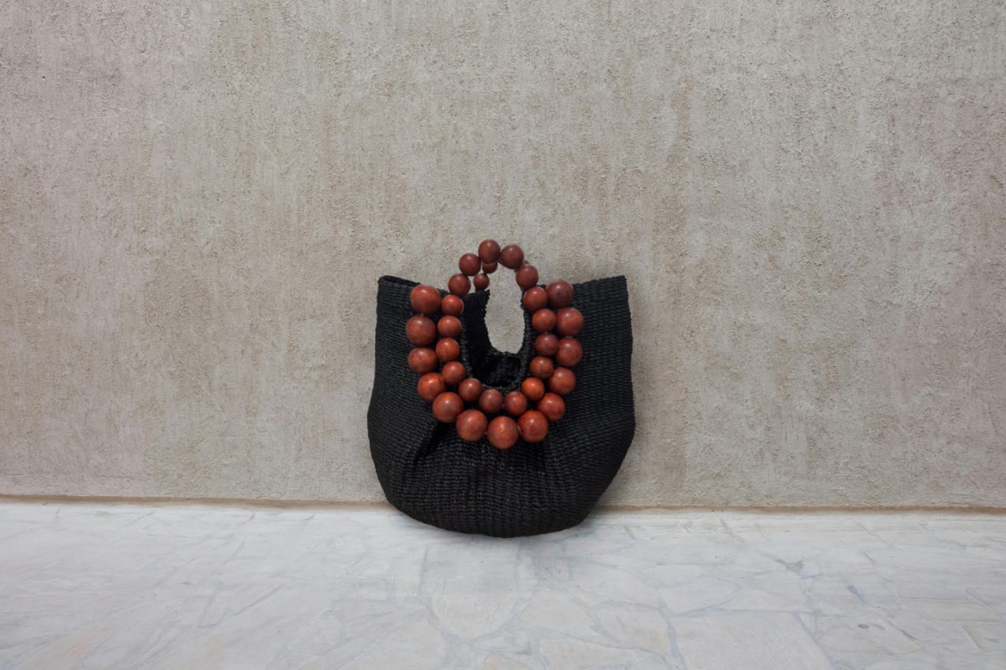 Cueba Beads (Black with Brown Beads)