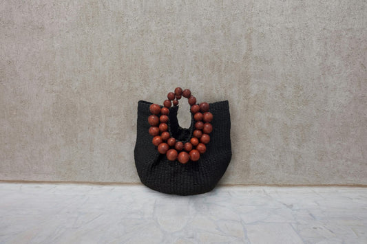 Cueba Beads (Black with Brown Beads)
