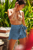 Maria Shorts in Ocean (PREORDER)