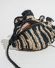 Concha Mini Shoulderbag in Black and White