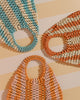 Luha Stripes in Orange & Pink