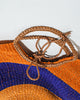 Pita Tote in Orange and Blue