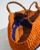 Pita Tote in Orange and Blue