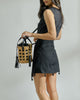 Charlie Bucket Natural with Black Leather