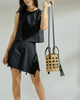 Charlie Bucket Natural with Black Leather