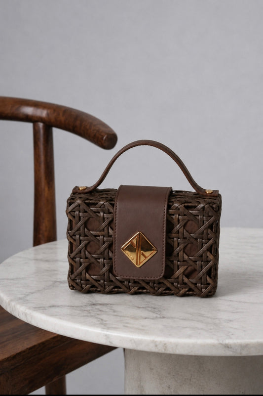 Charlie Slim Mini Handbag (Brown)