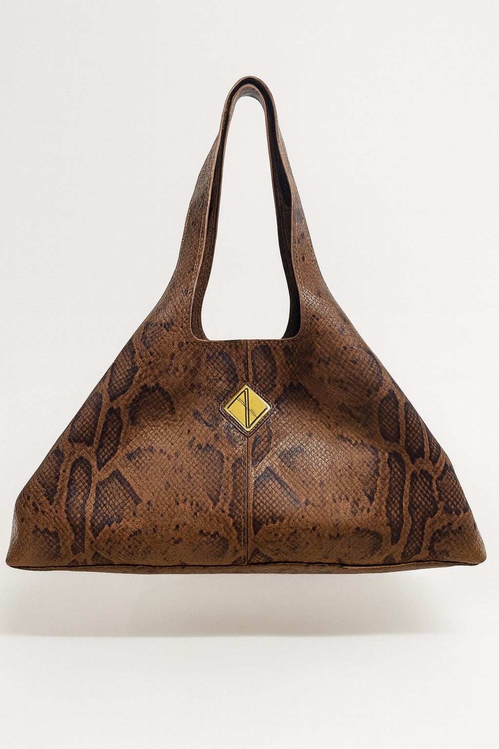 Sando Tote (Brown Snakeskin)