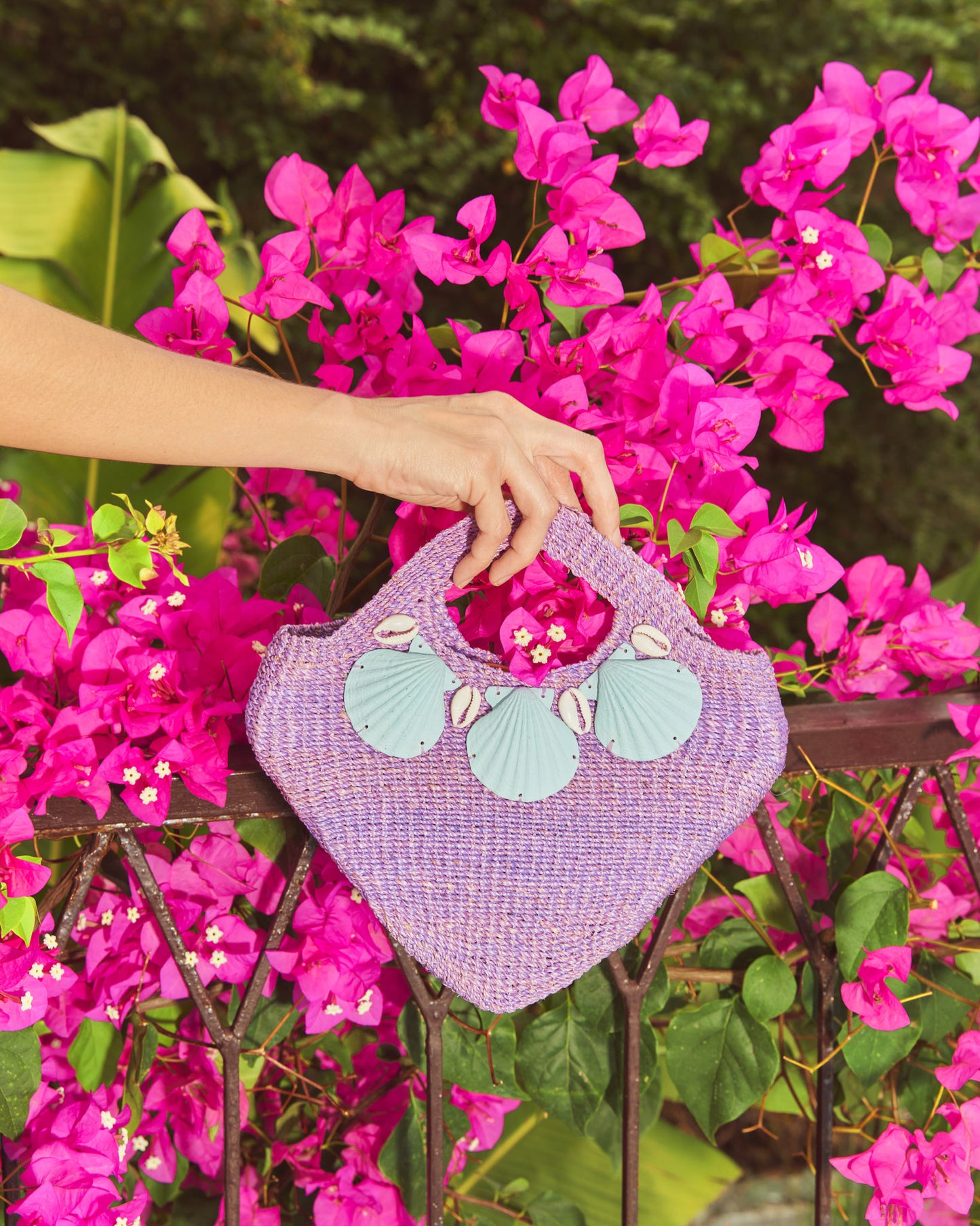 Scallop Handbag (Violet)
