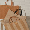 Celine Tote (Natural with Black Leather)