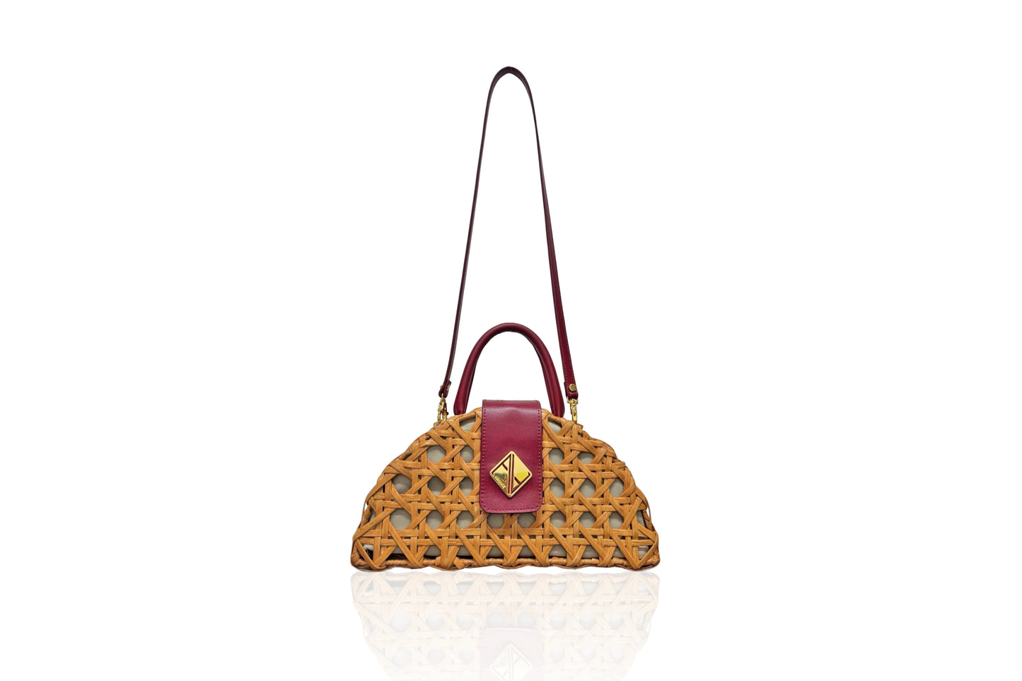 Charlie Halfmoon in Natural with Red Leather