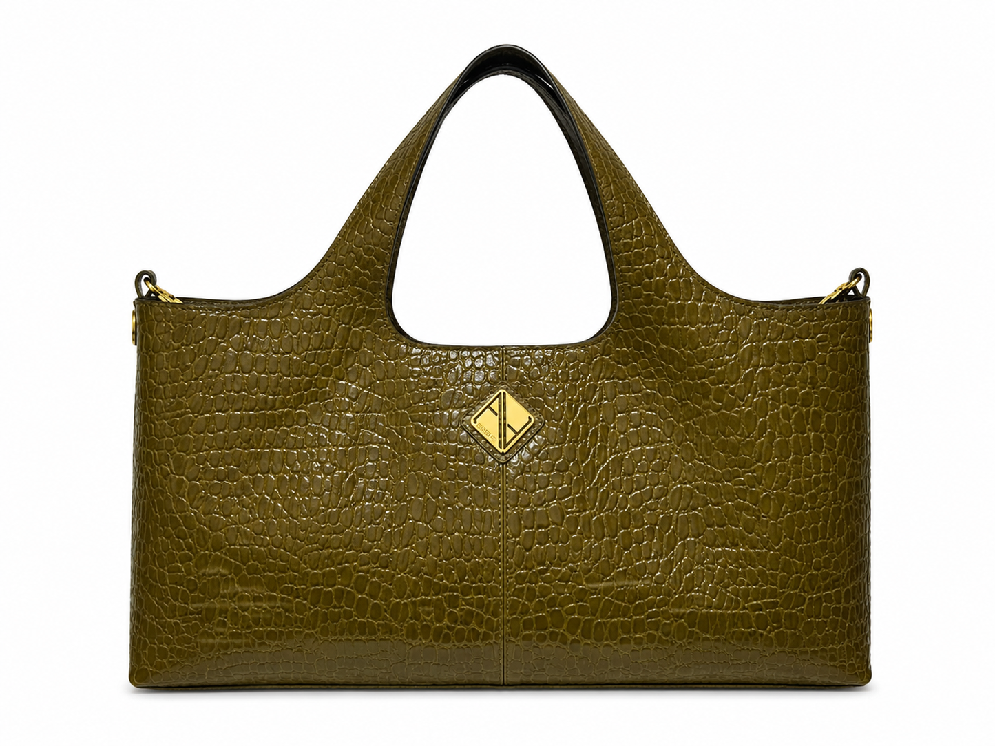 Sando Tote (Olive Croco)