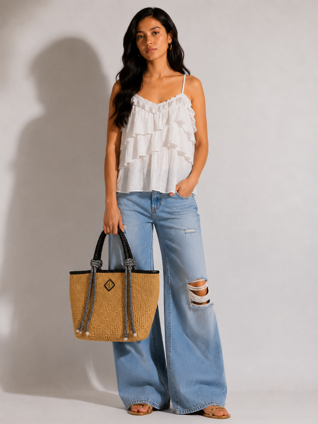 Elenita Tote (Navy)