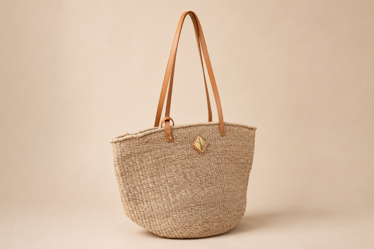 Carrie City Natural with Tan Leather