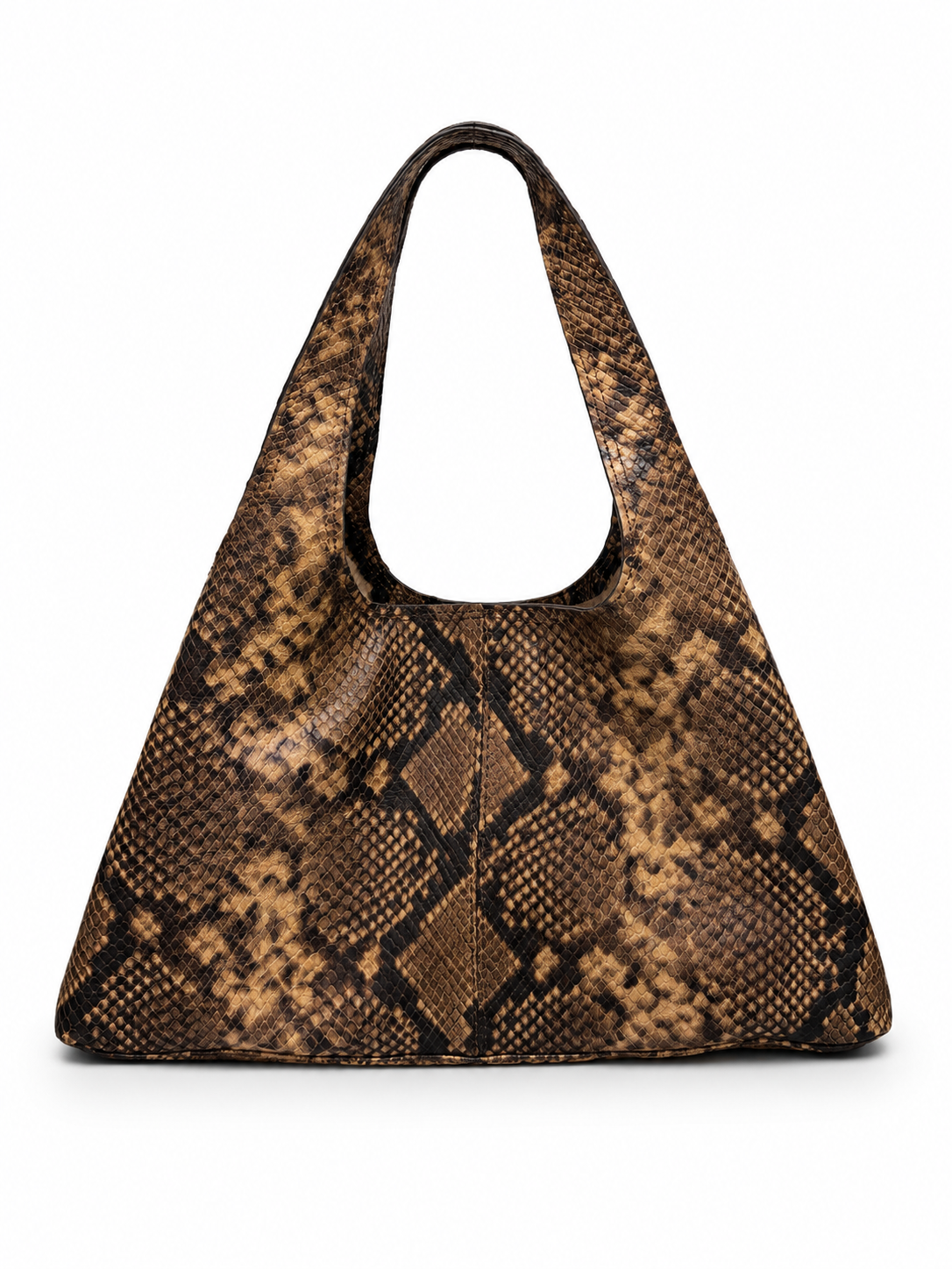 Sando Tote Brown Snakeskin (Medium)