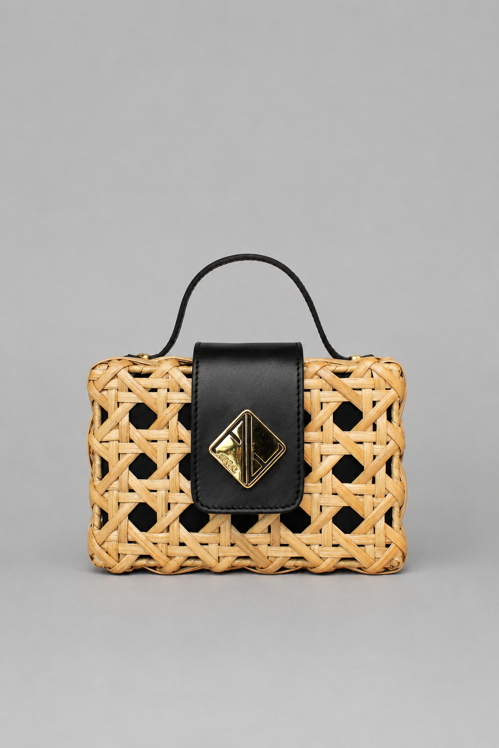 Charlie Slim Mini Handbag with Black Leather