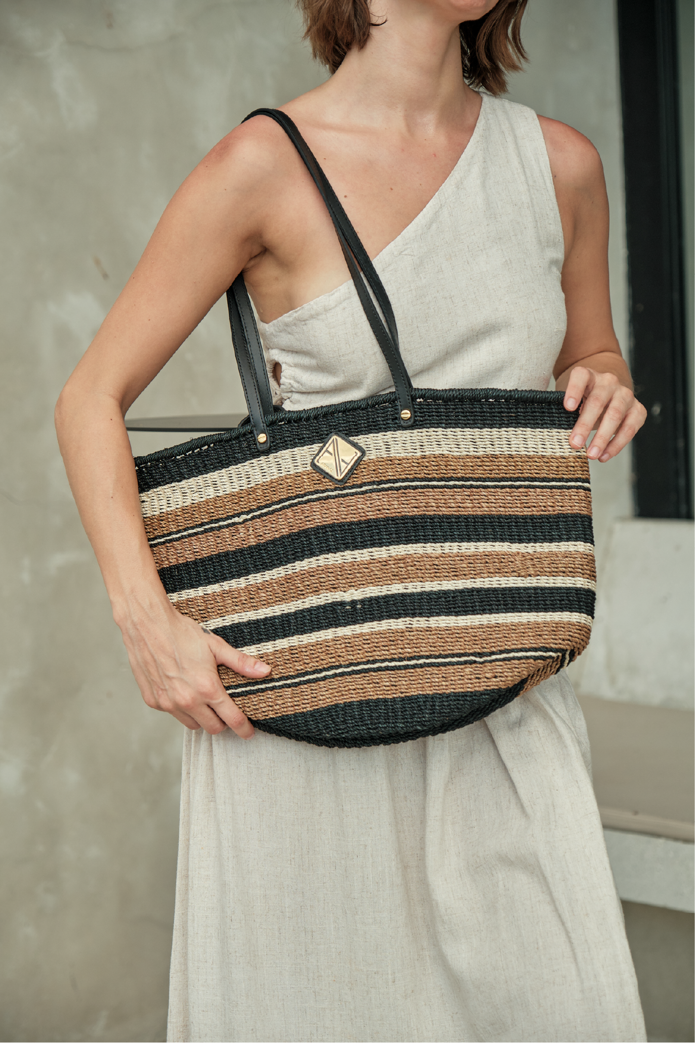 Limited Edition: Carrie City Stripes (Brown/Black/Cream)
