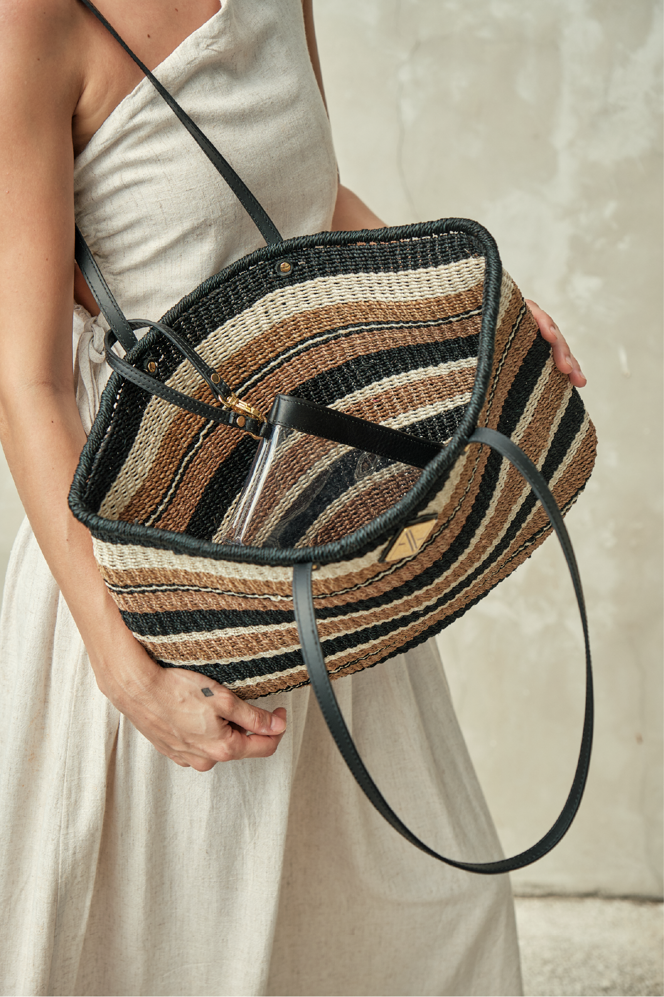 Limited Edition: Carrie City Stripes (Brown/Black/Cream)