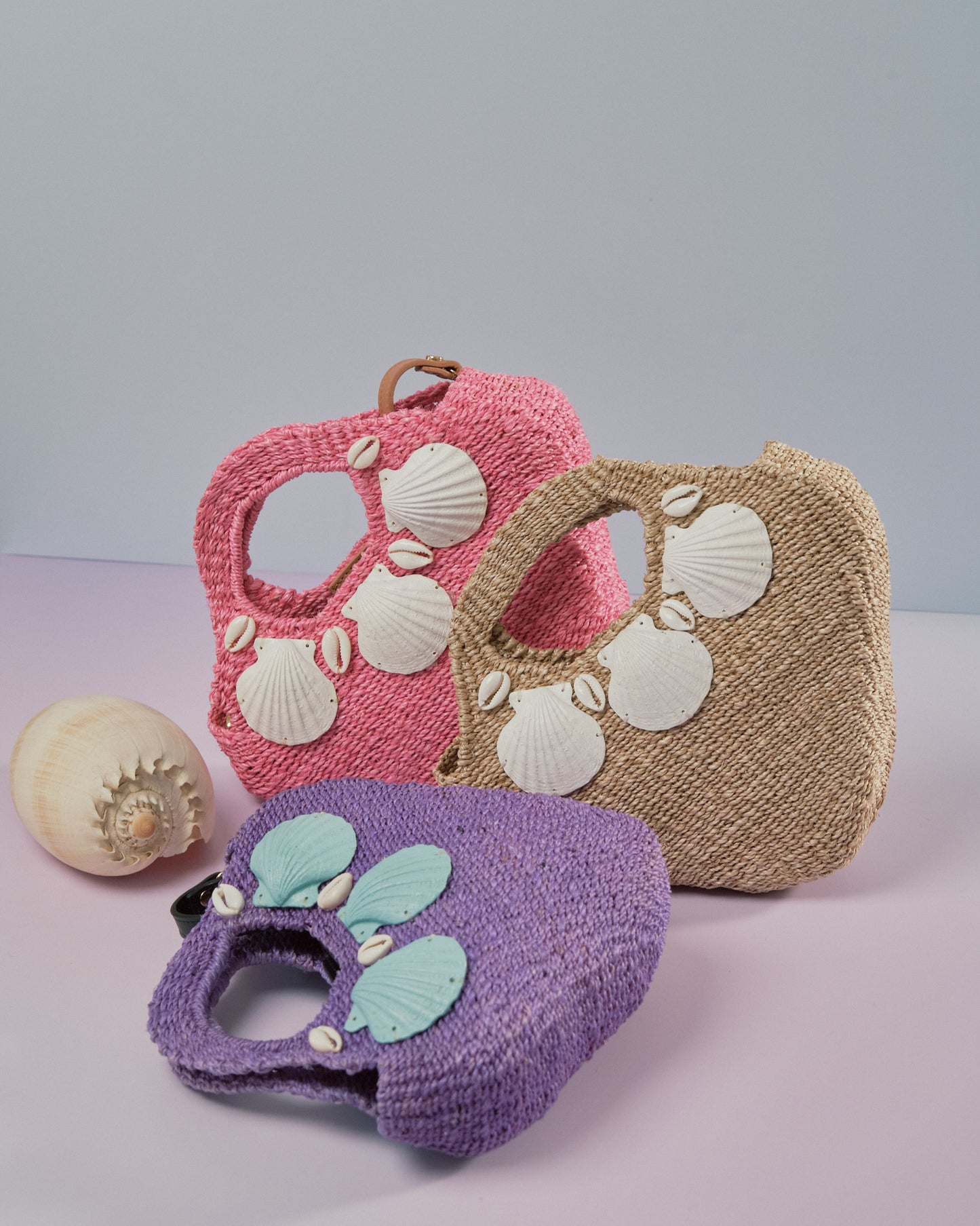 Scallop Handbag (Violet)