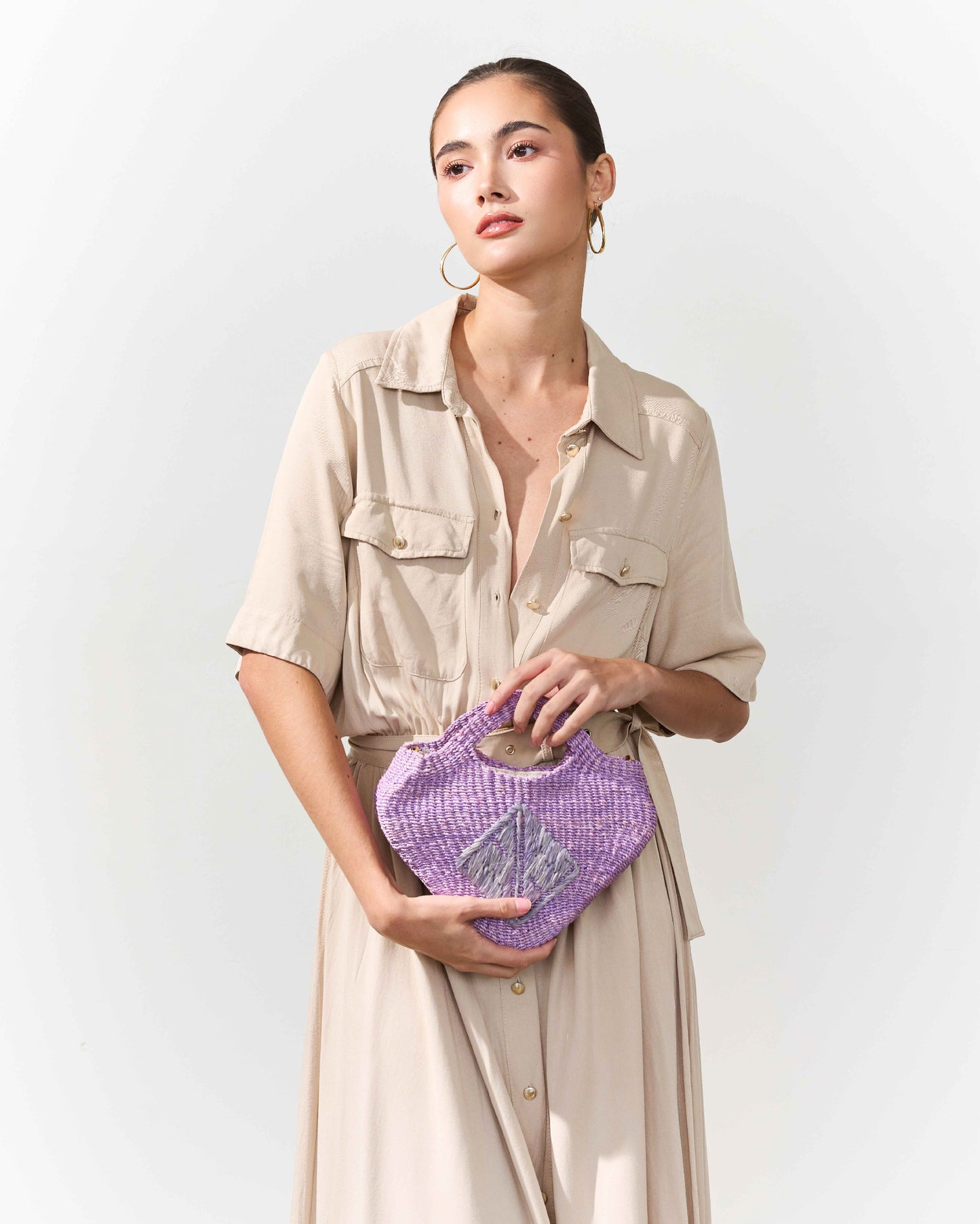 Diamond Handbag (Lilac)