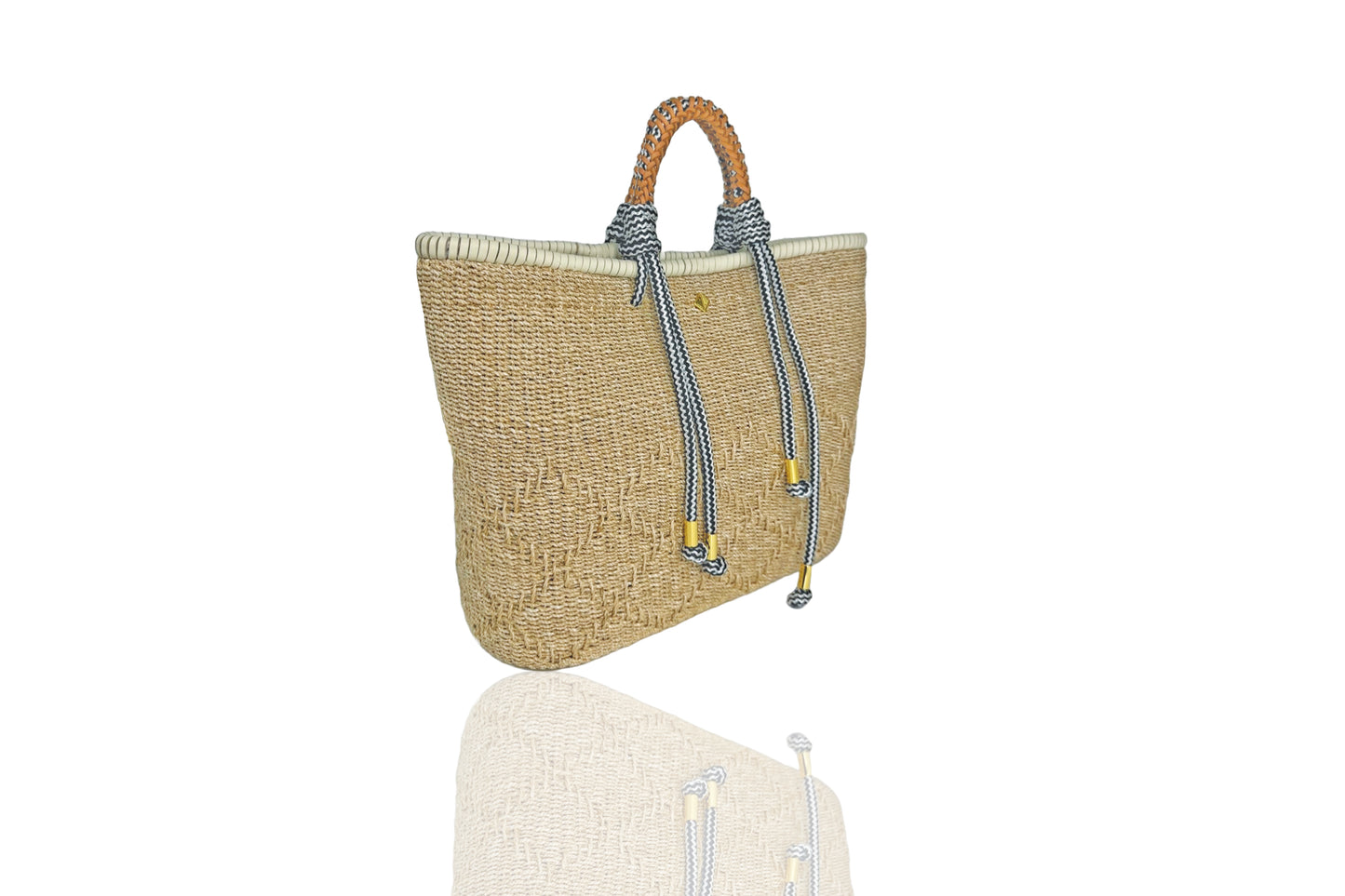 Elenita Tote (Tan Handle)