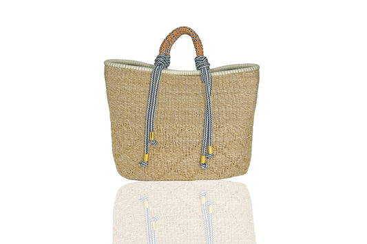 Elenita Tote (Tan Handle)