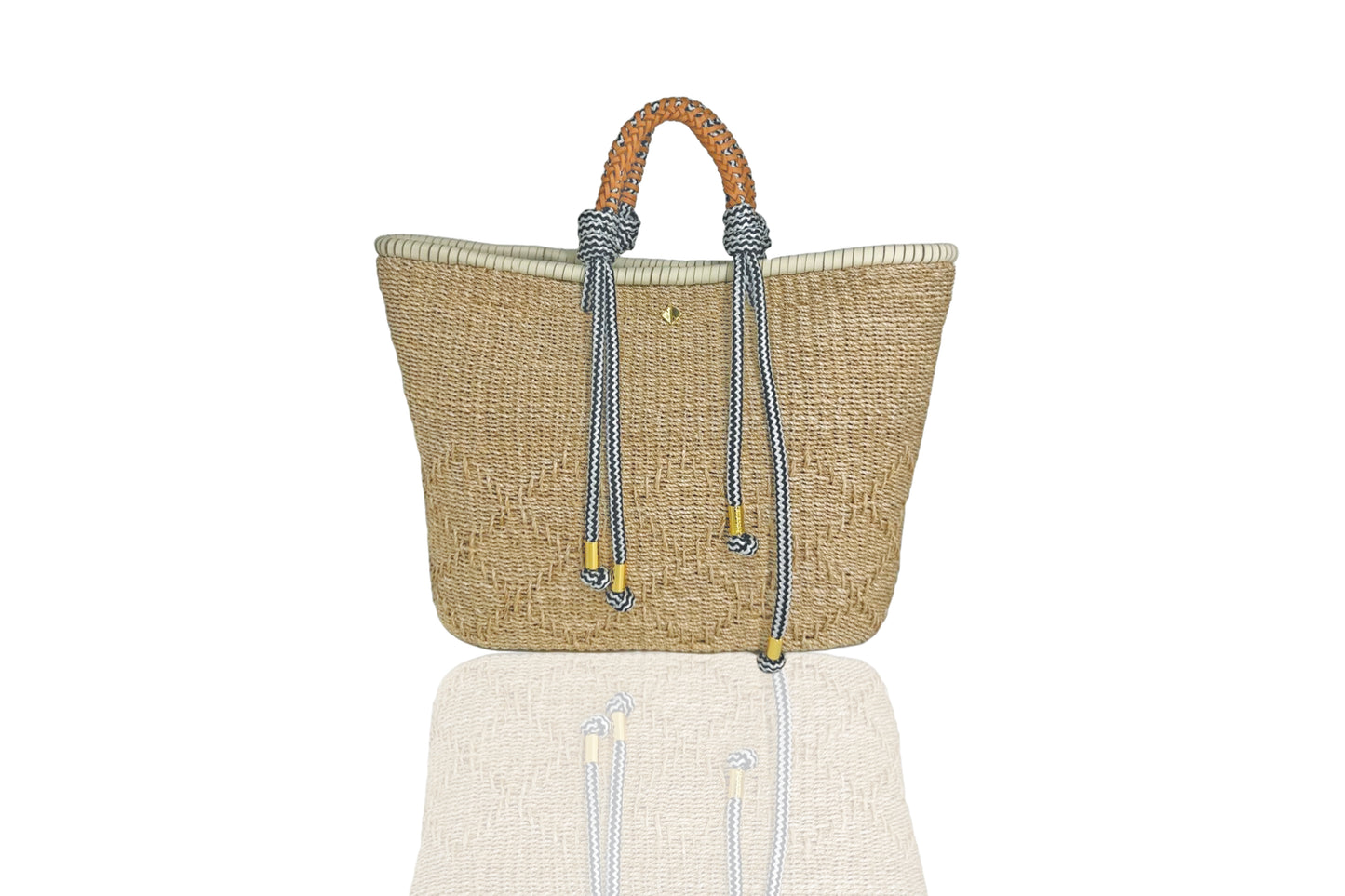 Elenita Tote (Tan Handle)