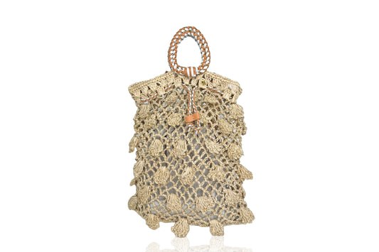 Elisa Crochet Drawstring (Natural)