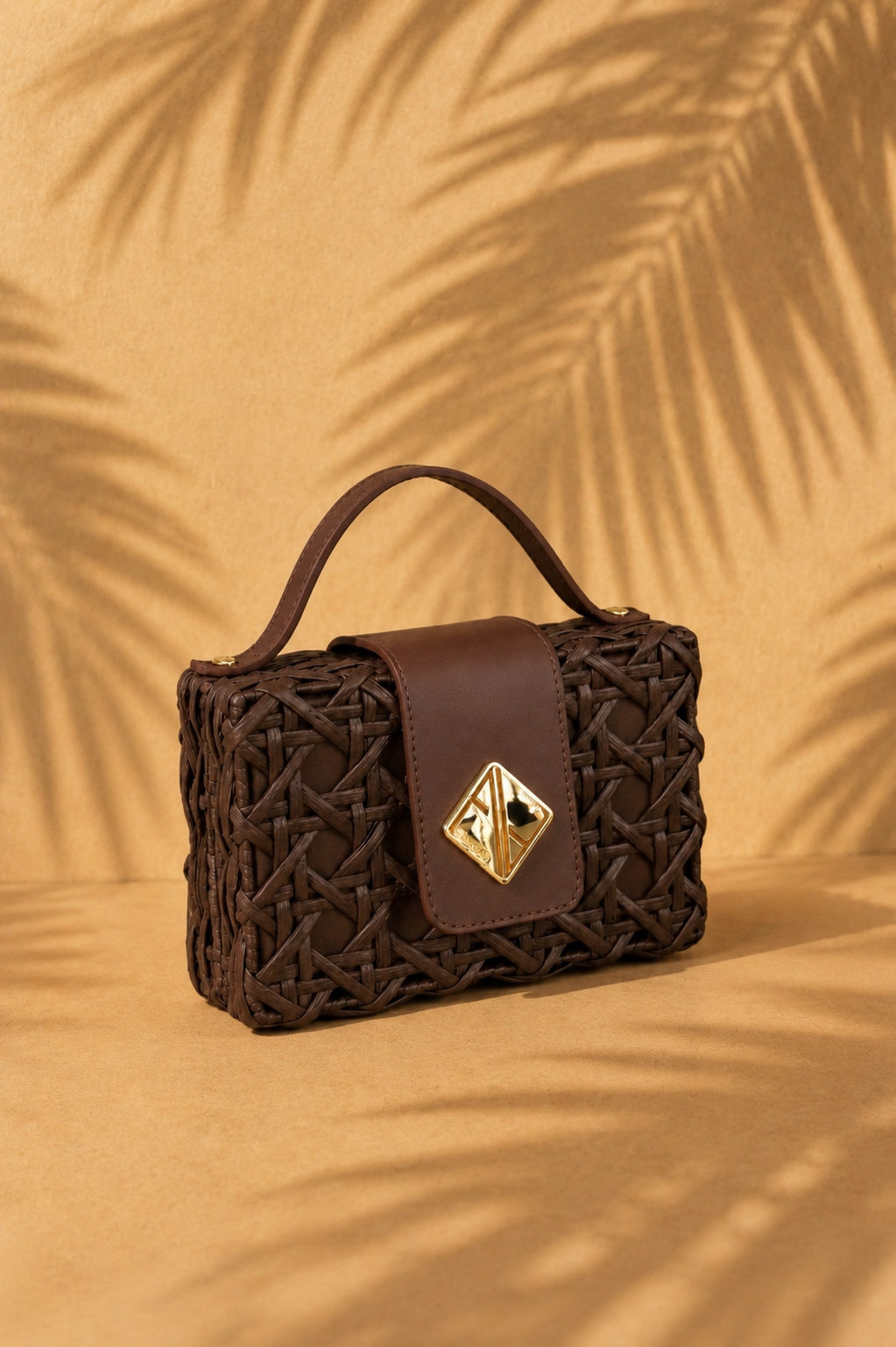 Charlie Slim Mini Handbag (Brown)