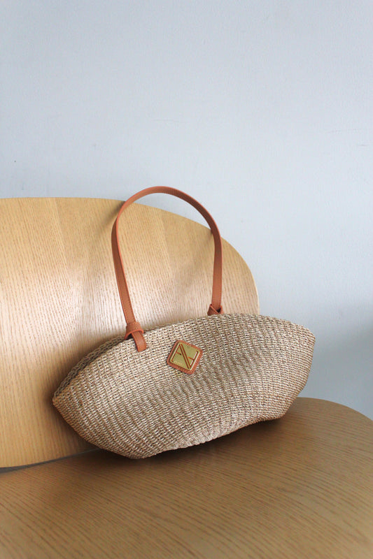 Theresa Large (Natural with Tan Leather)