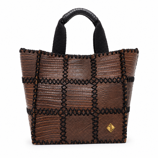 Patchwork Mini (Brown Lizard Pattern)