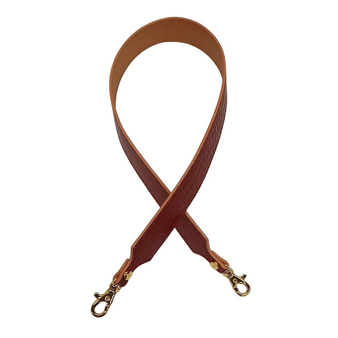 Pop Strap 1.25 (Red Crocs/Tan)