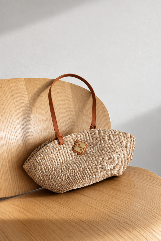 Theresa Large (Natural with Tan Leather)