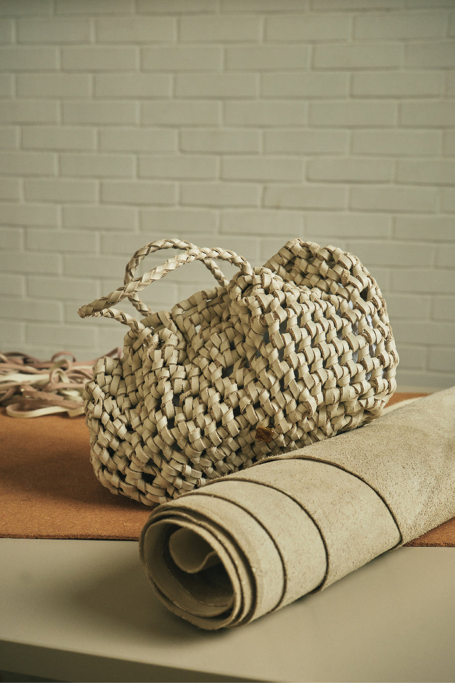 Sandy Mini Tote (Cream)