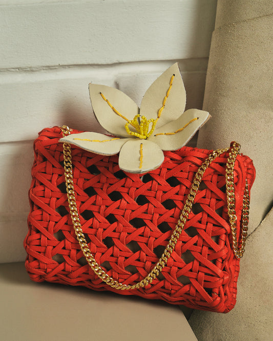 Charlene Clutch (Coral)