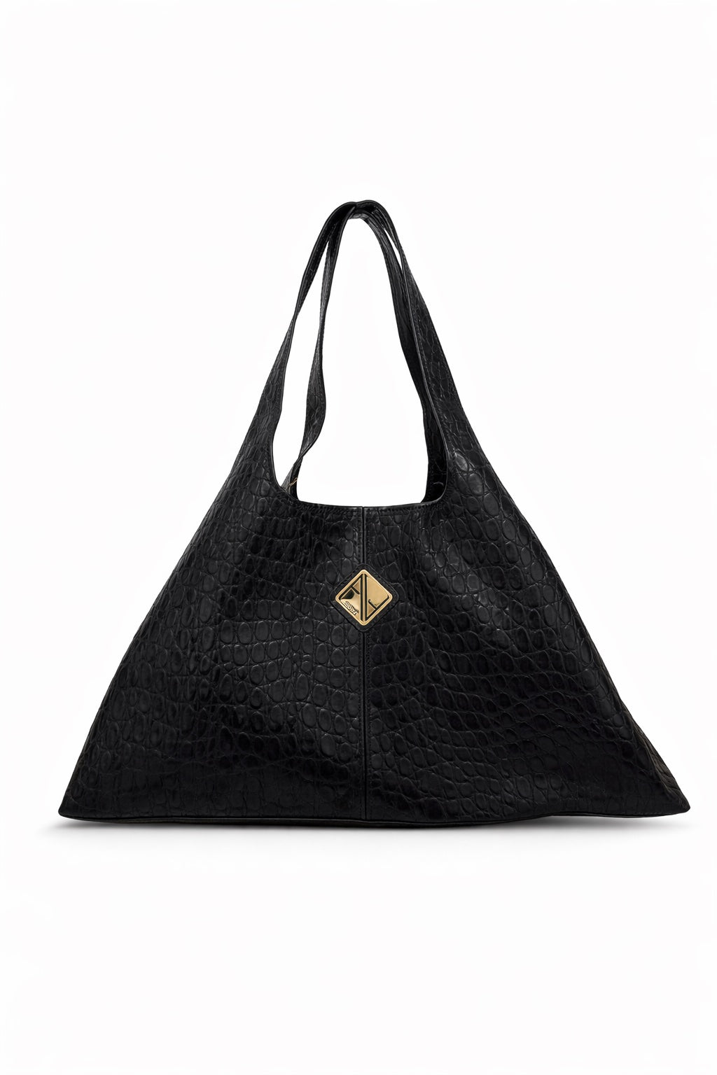 Sando Tote (black crocodile)