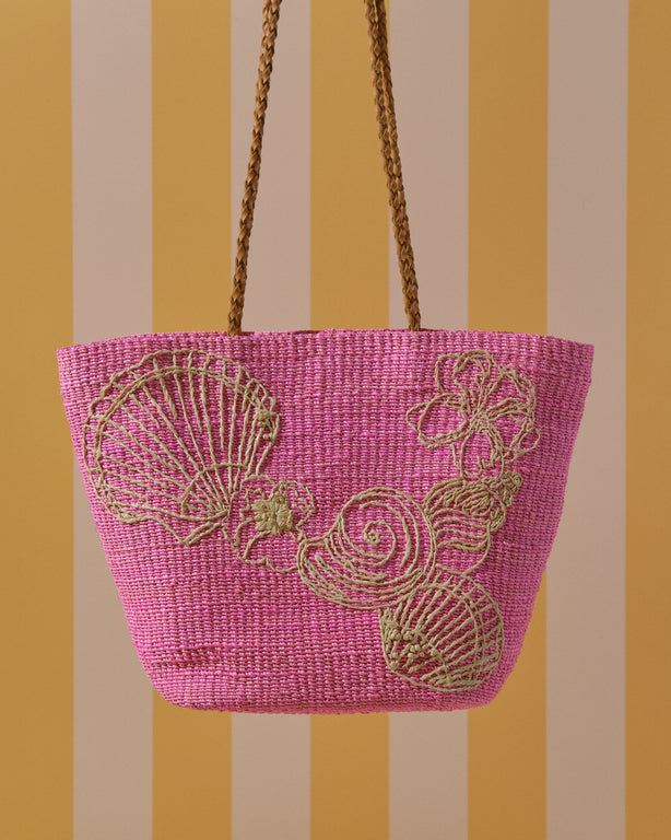 Coquille Tote in Pink