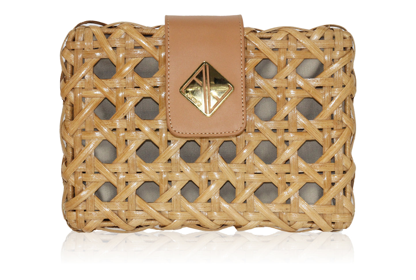 Charlie Large Natural with Tan Leather