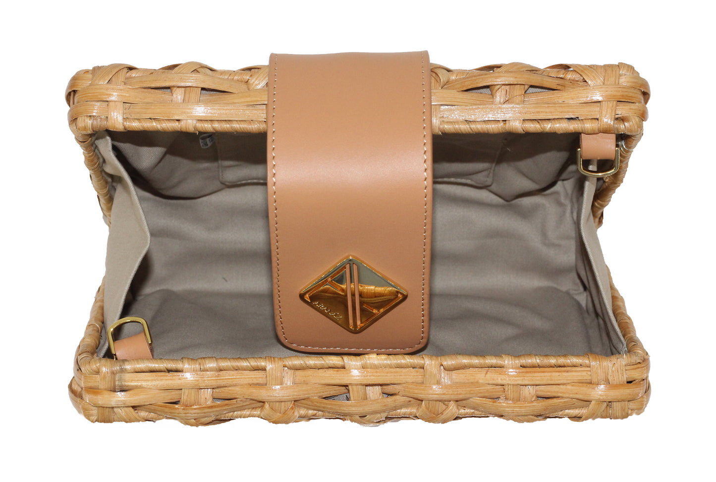 Charlie Large Natural with Tan Leather