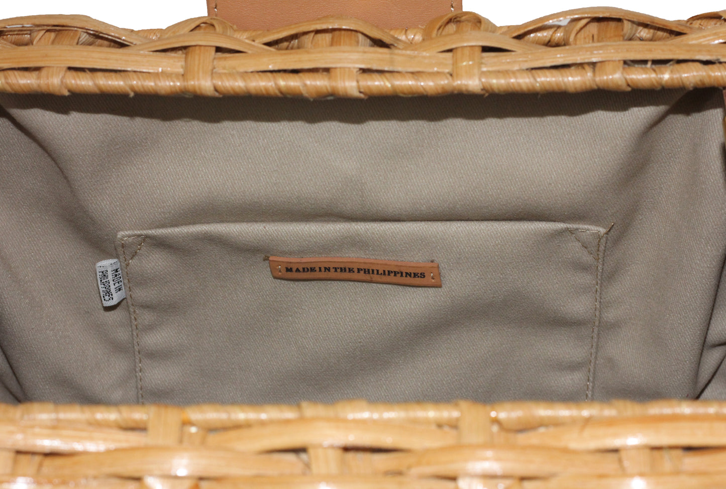 Charlie Large Natural with Tan Leather
