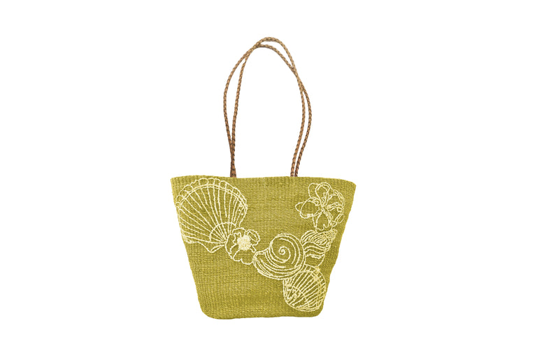 Coquille Tote in Yellow
