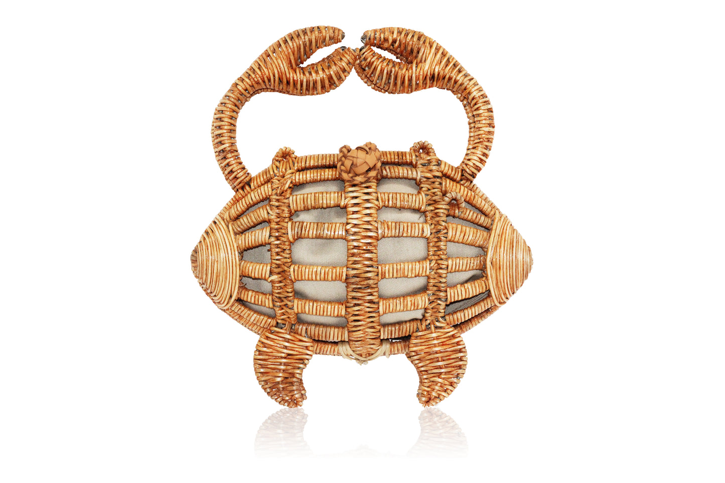 Crab Wicker Handbag