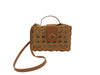 Charlie Satchel Natural with Tan Leather